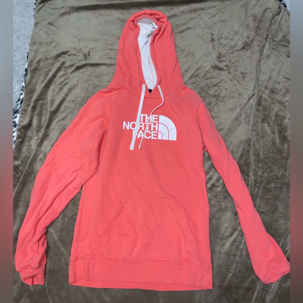 North Face pink hoodie